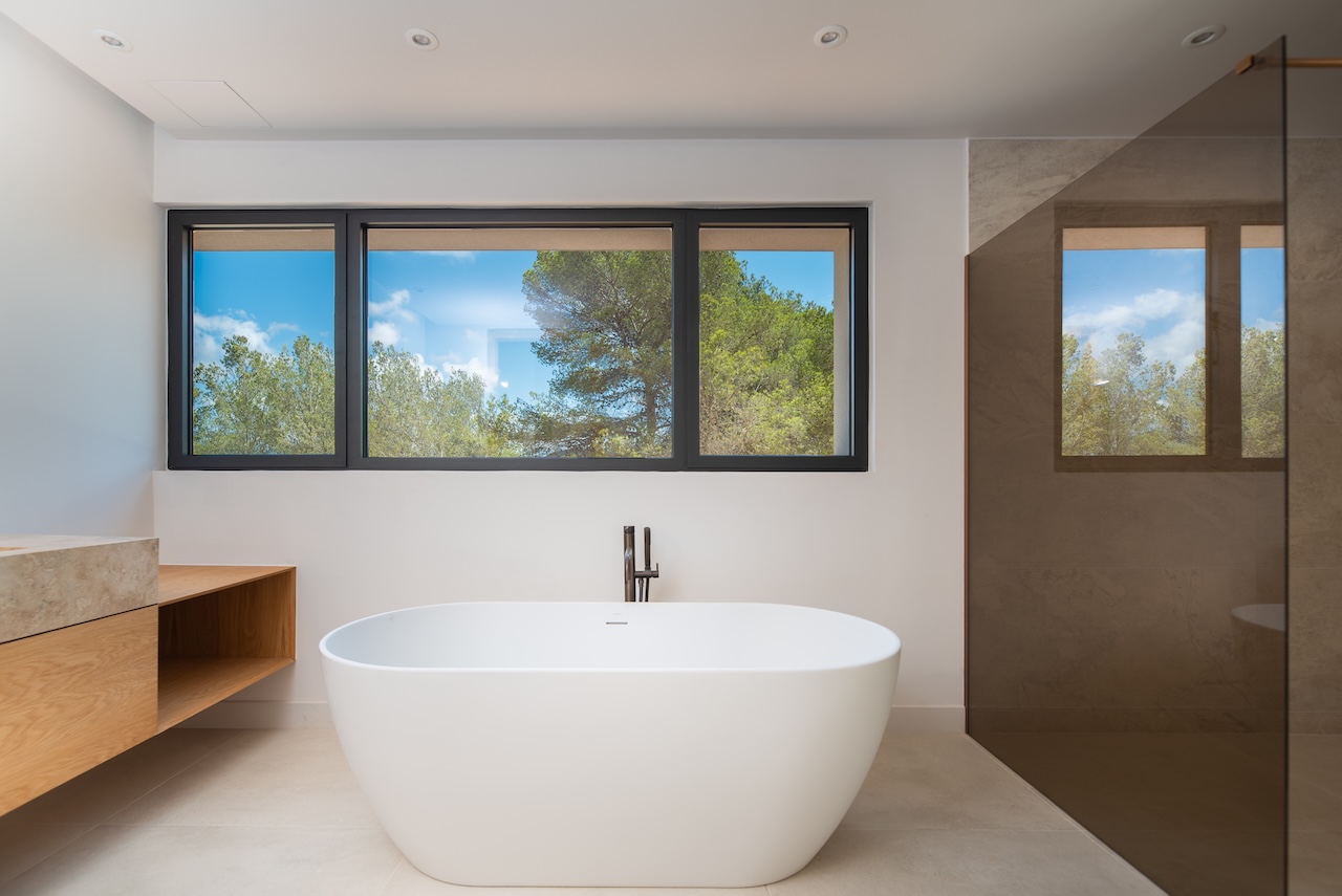 Resa Estates Ibiza for sale newbuilt villa Roca Llisa luxury elevator bathroom 2.jpg
